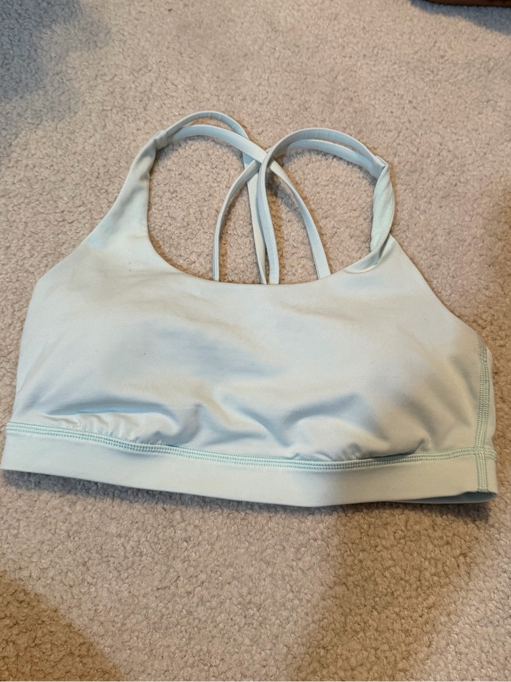 lululemon athletica mint green energy bra Sports Bra